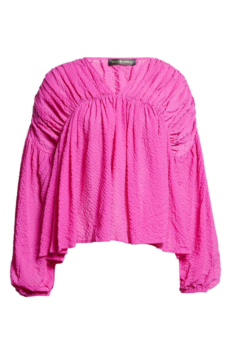 Stine Goya Maelys Gathered Top, Alternate, color,