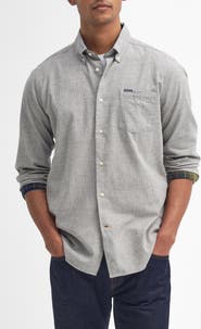 Barbour Turner Houndstooth Button-Down Shirt