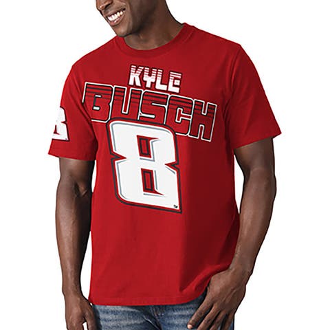 Men's Starter Red Kyle Busch Special Teams T-Shirt