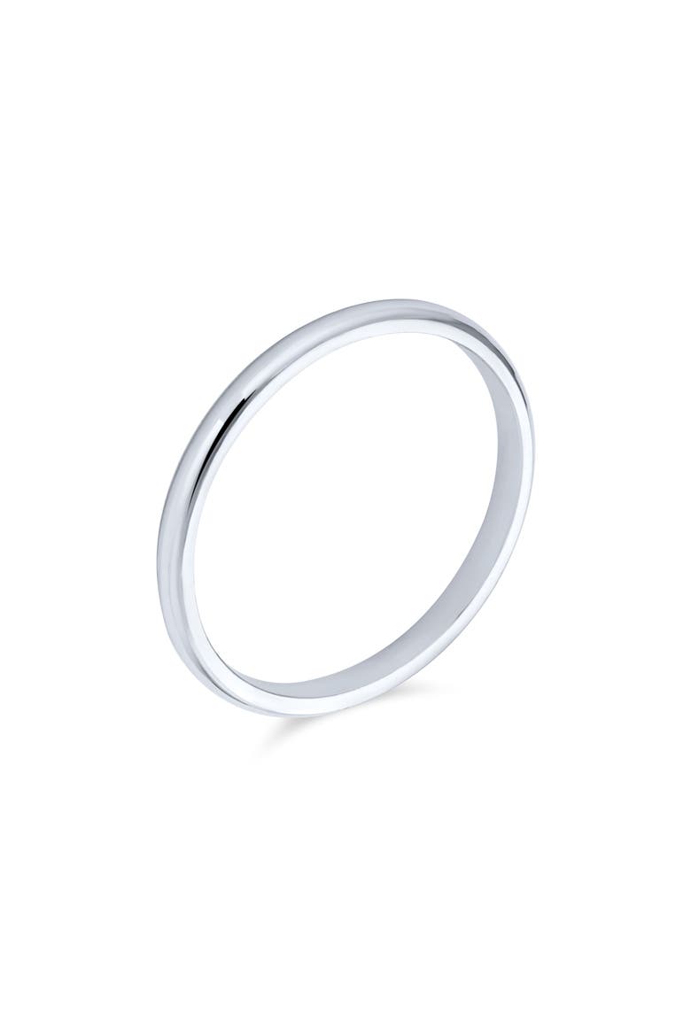 Sterling Silver Thin Stackable Band, Main, color, SILVER
