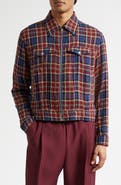 STOCKHOLM SURFBOARD CLUB Terrence Plaid Trucker Jacket