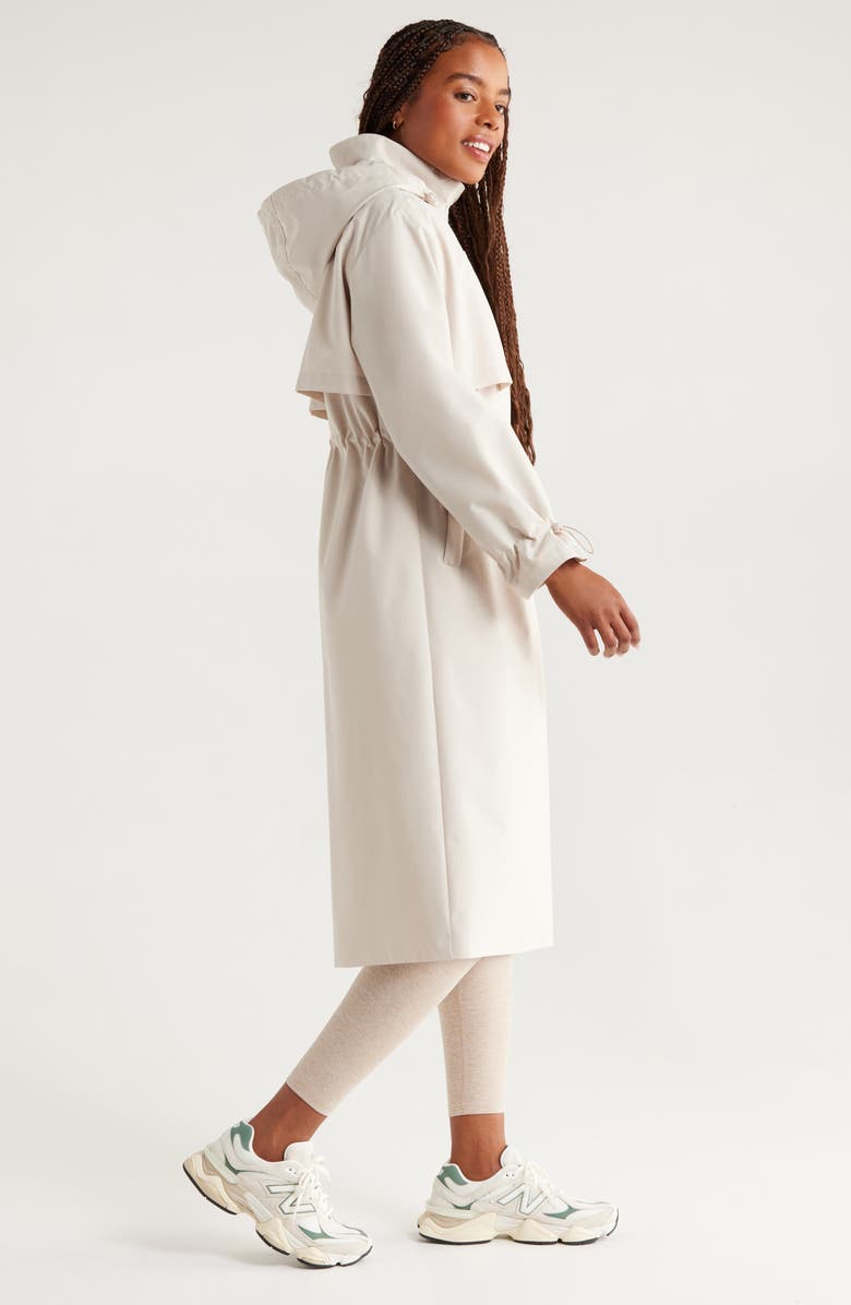 Zella 3-in-1 Trench Coat, Alternate, color, Grey Moonbeam