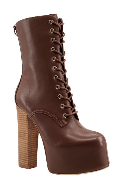 Adara Lace-Up Platform Boot (Women)