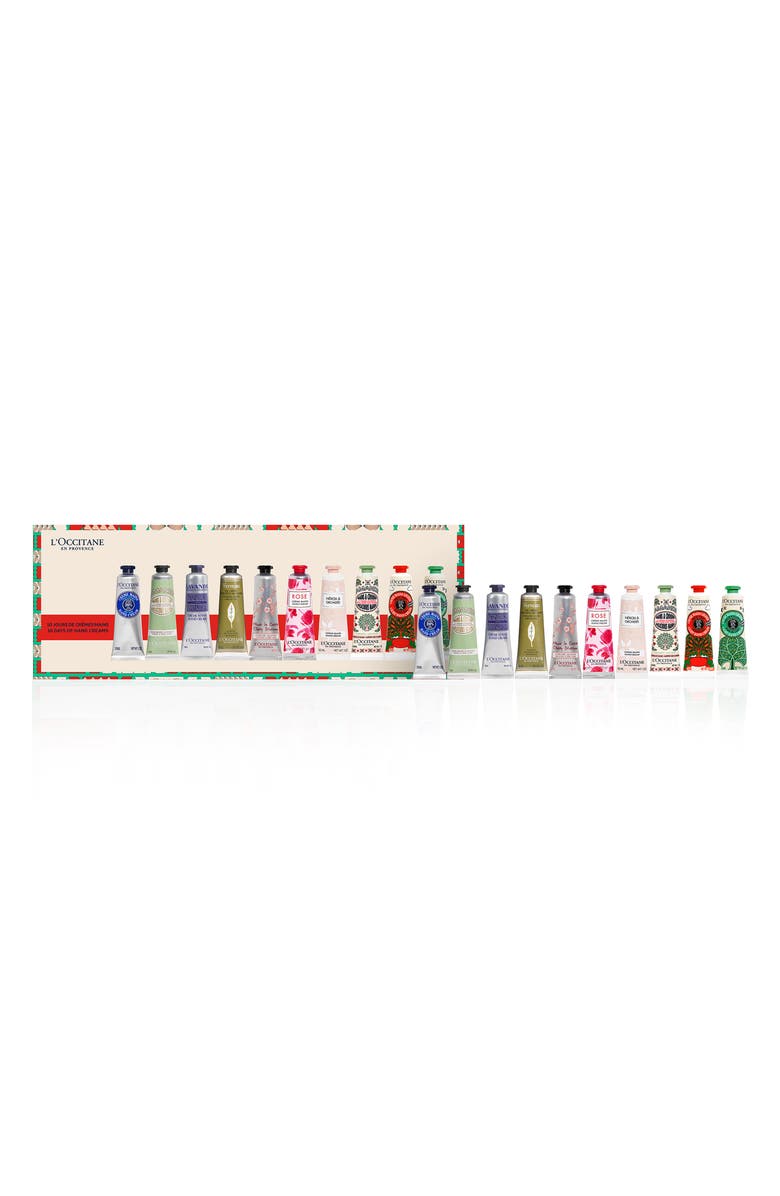 L'Occitane 10 Days of Hand Creams Gift Set, Main, color, 