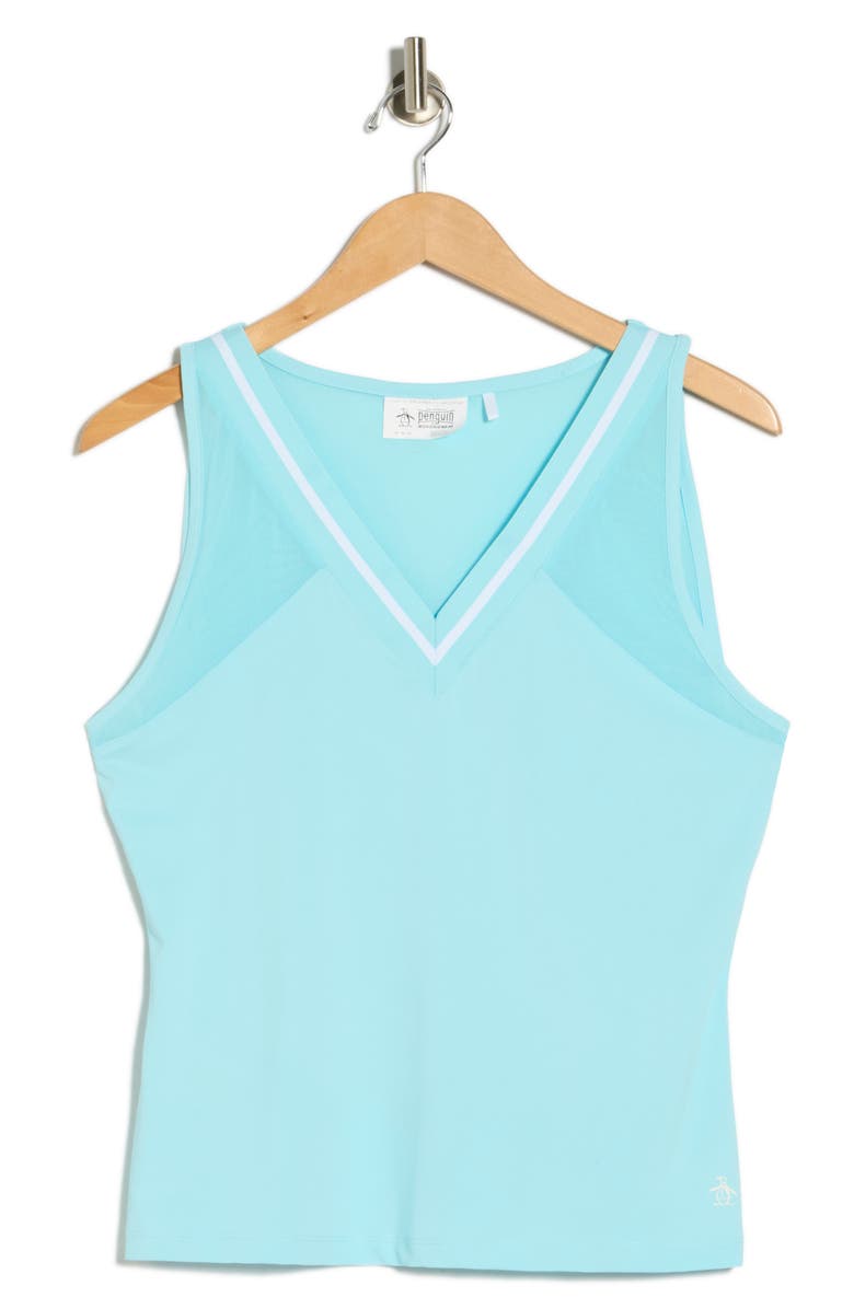 ORIGINAL PENGUIN GOLF V-Neck Tank, Main, color, Castaway