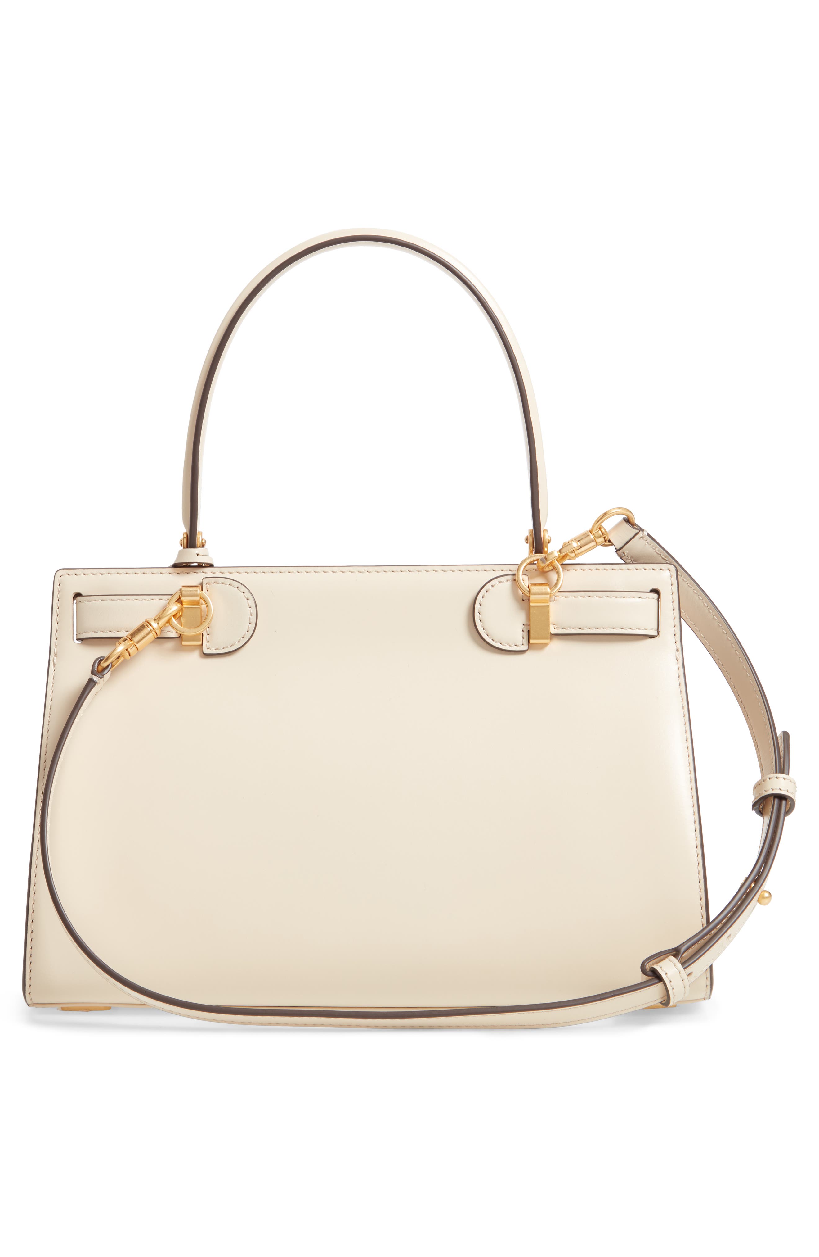Small Lee Radziwill Leather Bag, Alternate, color, NEW CREAM