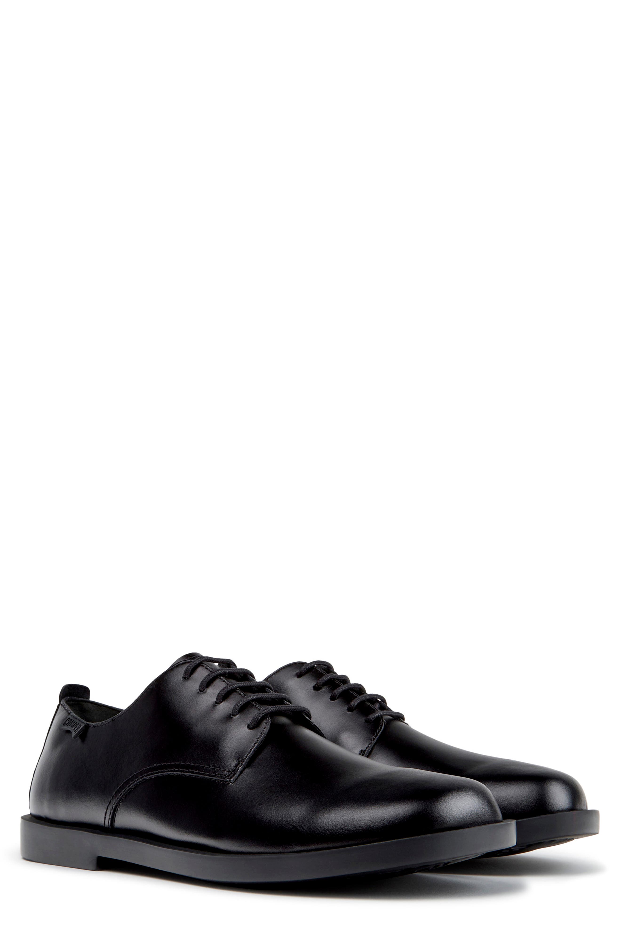 Don Plain Toe Derby, Main, color, BLACK