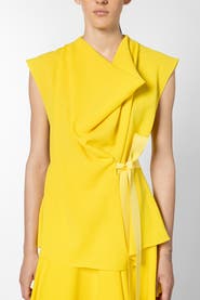 Roksanda Hica Crepe Draped Top