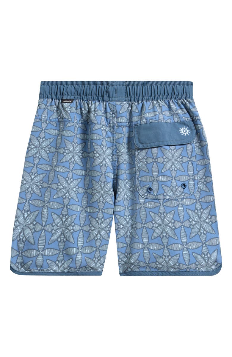 Rip Curl Kids' Pacific Rinse Gem Volley Swim Trunks, Alternate, color, Faded Denim