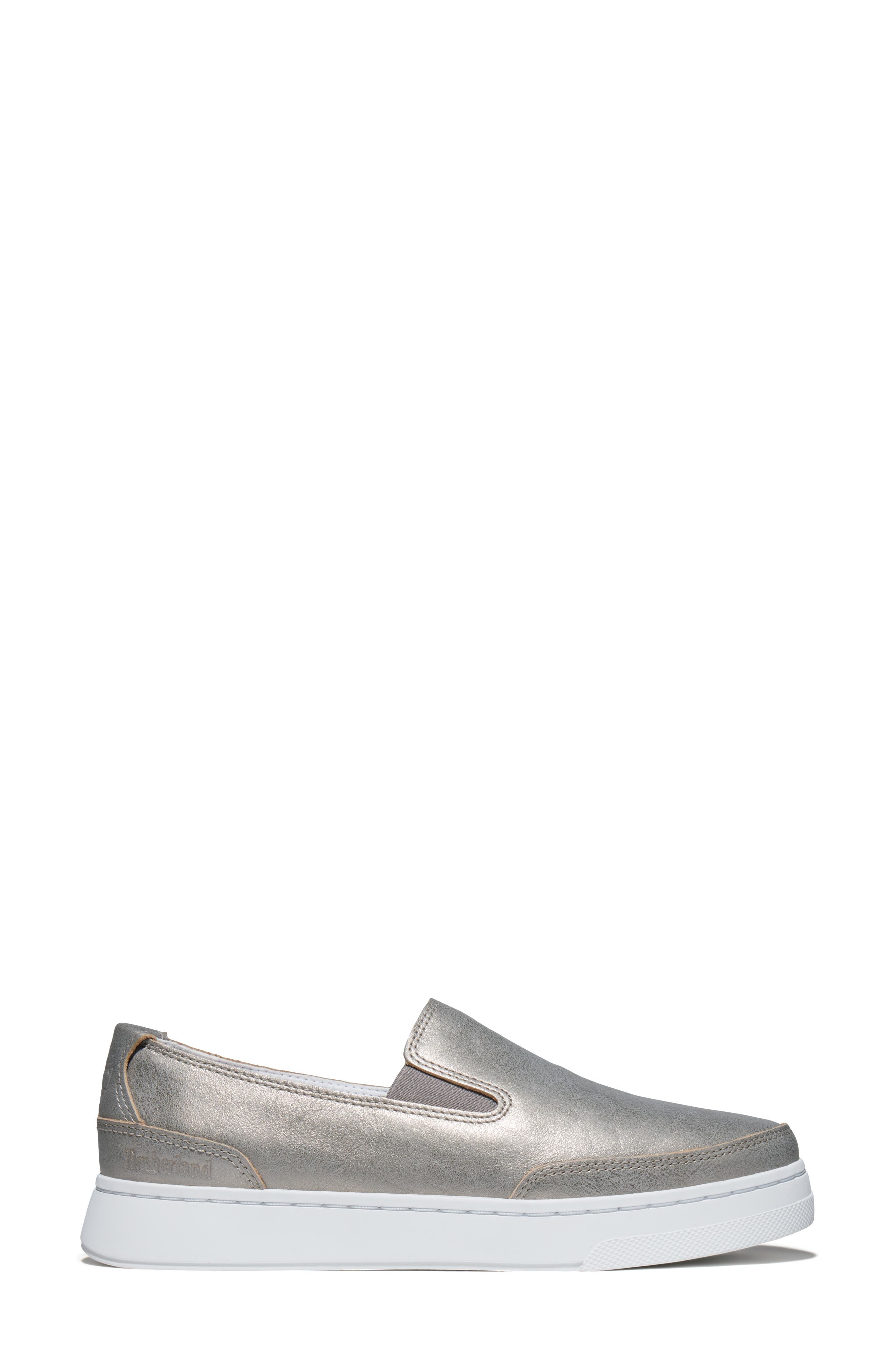Atlanta Green Slip-On Sneaker, Alternate, color, MEDIUM GREY METALLIC
