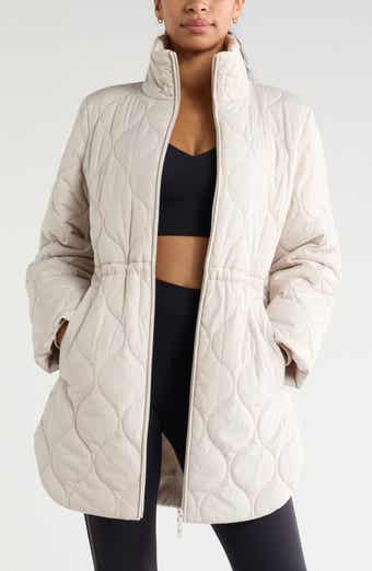Zella Skyline Longline Quilted Jacket