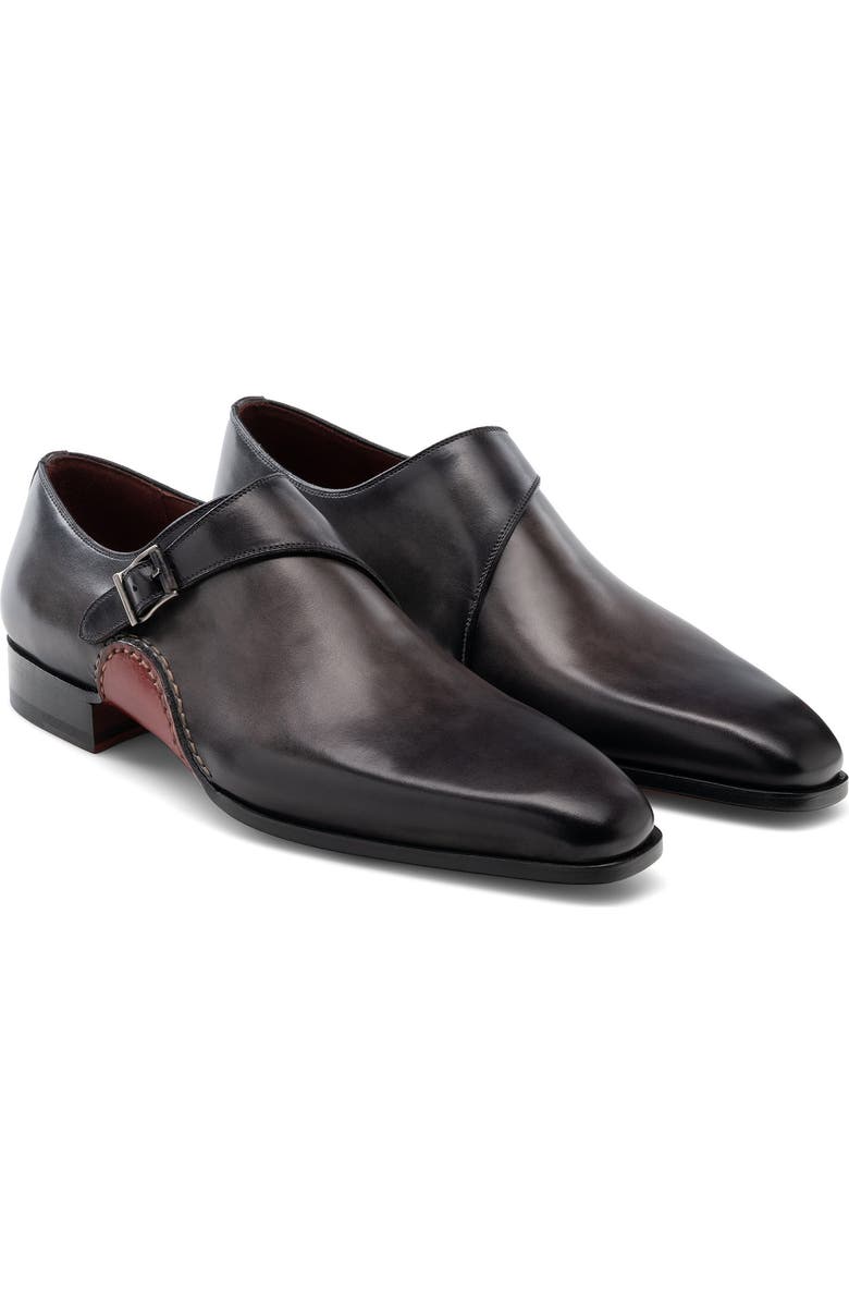 Magnanni Carrera Monk Strap Shoe, Main, color,