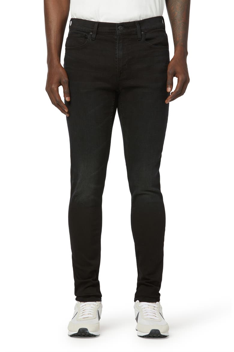 Jeans Zack Skinny Fit Jeans, Main, color, BLACK RINSE