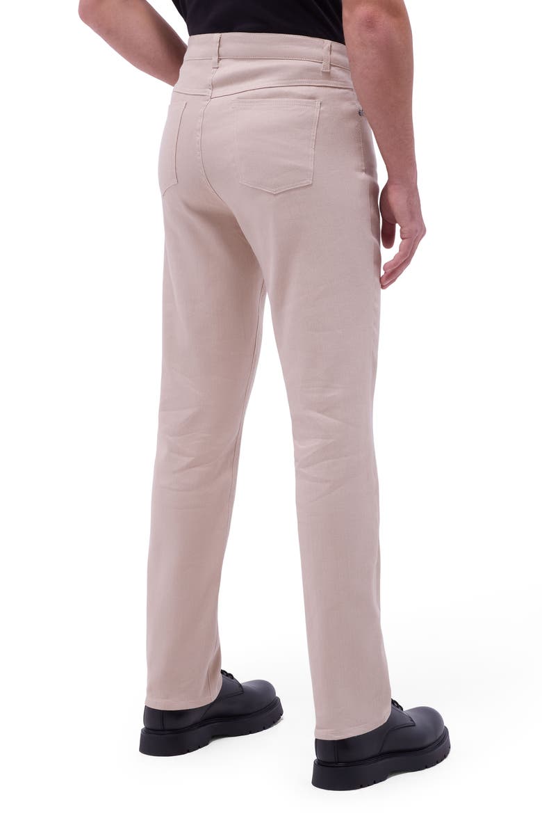 Bugatchi Preston Stretch Linen & Cotton Pants, Alternate, color, Sand