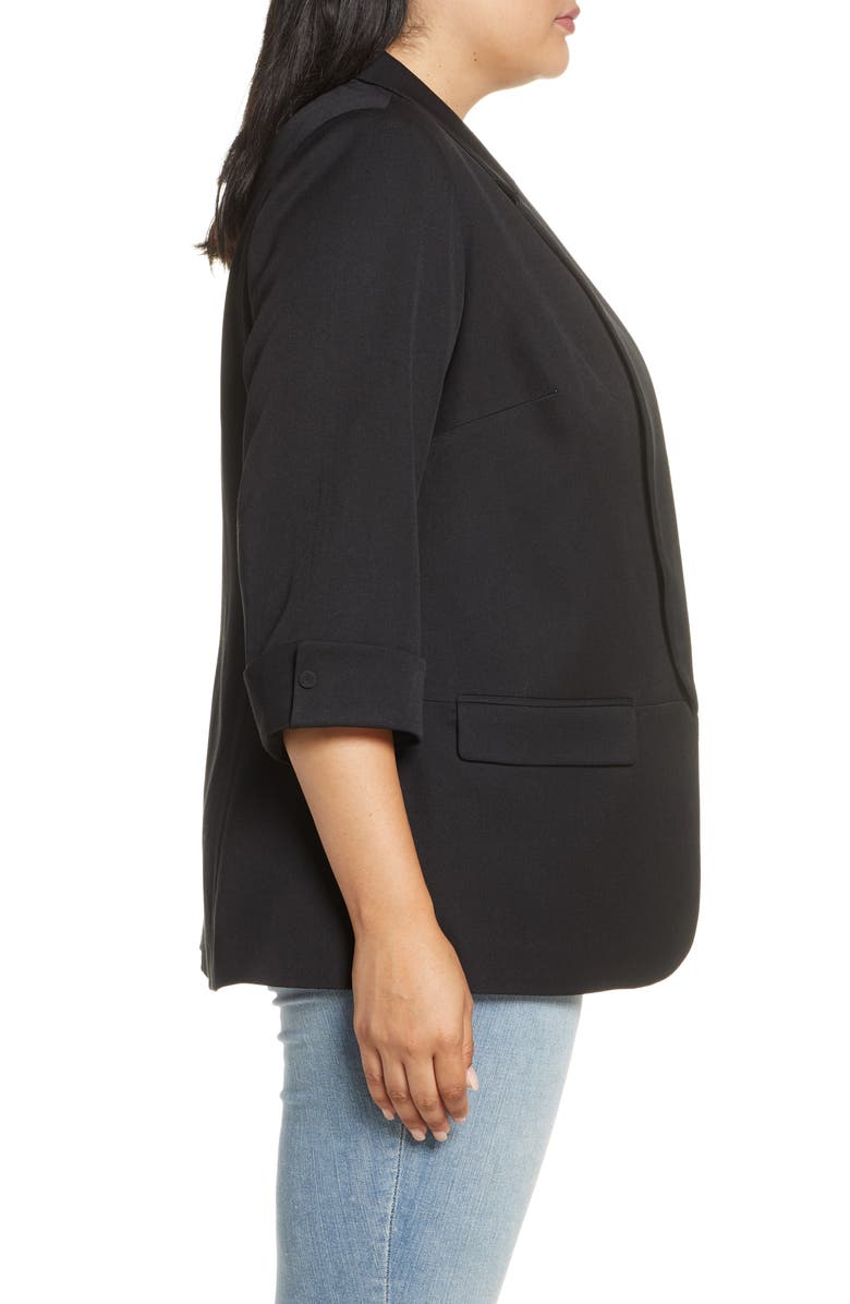 DR2 by Daniel Rainn Daniel Rainn Gabardine Blazer, Alternate, color, Black