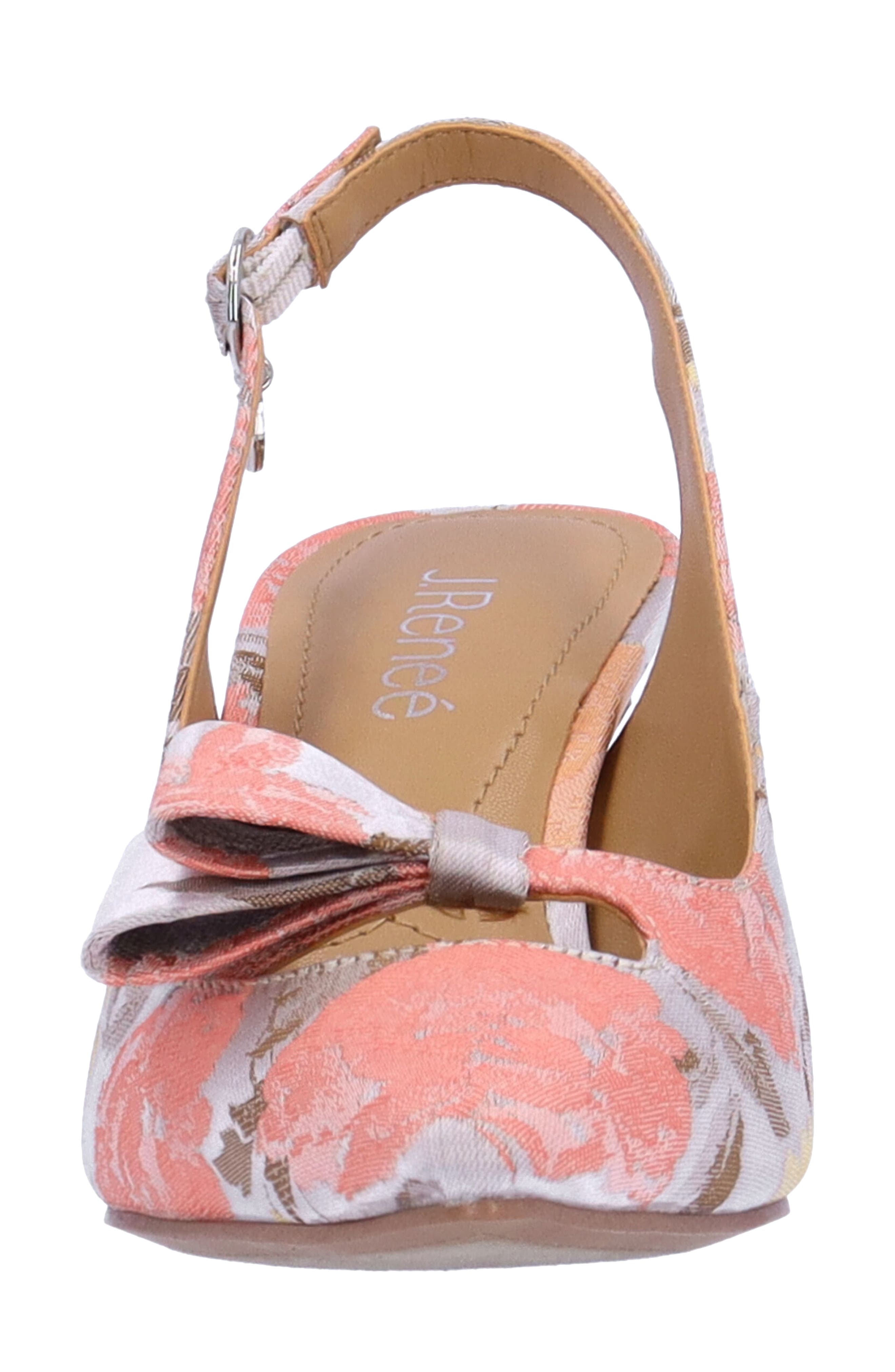 J. Reneé Rayne Floral Slingback Pump, Alternate, color, 