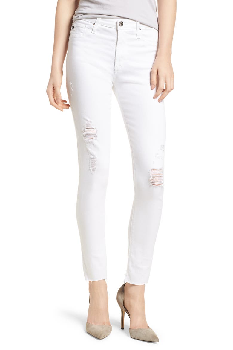 The Farrah High Waist Ankle Skinny Jeans video