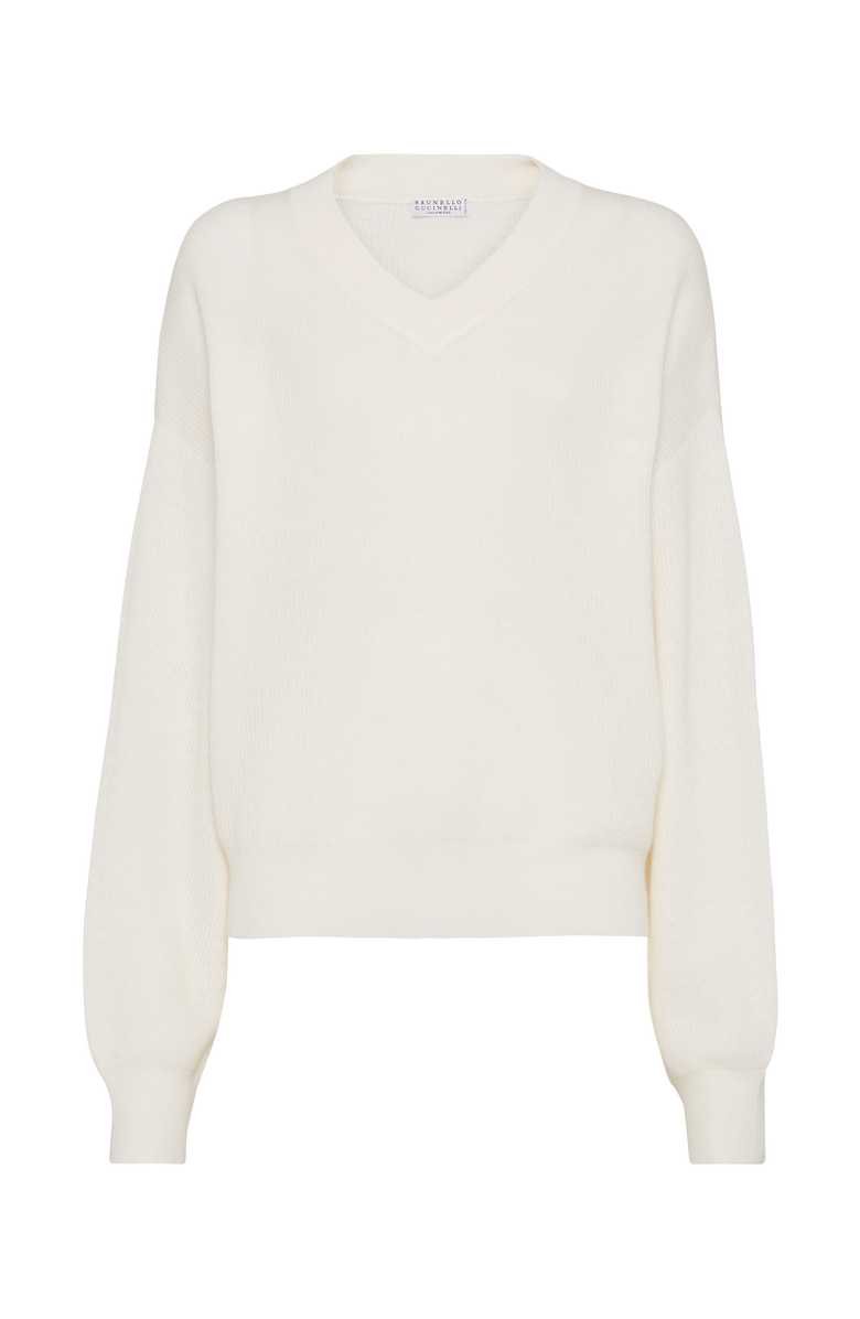 Brunello Cucinelli English Rib knit sweater, Main, color, 