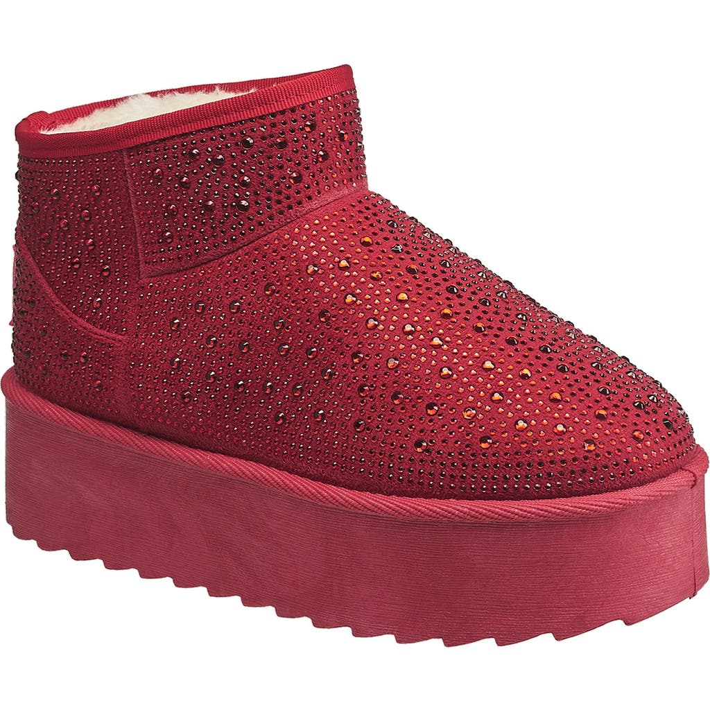 True Religion Women's Terry Rhinestone Boot In Red
