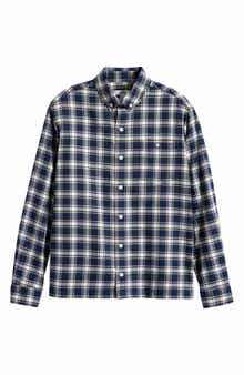 Reiss Kids' Bailes Plaid Button-Up Shirt