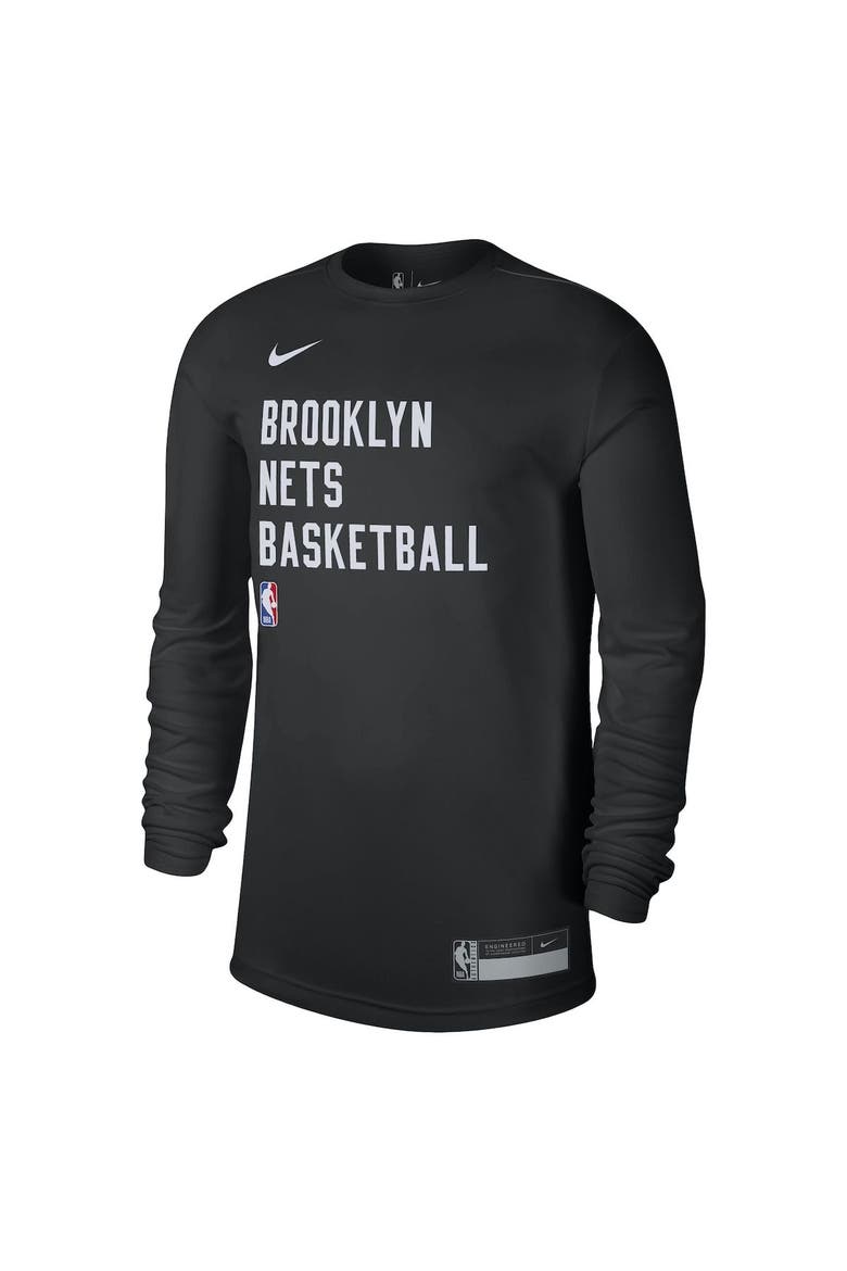 Unisex Nike Black Brooklyn Nets 2023/24 Legend On-Court Practice Long Sleeve T-Shirt, Alternate, color, Black