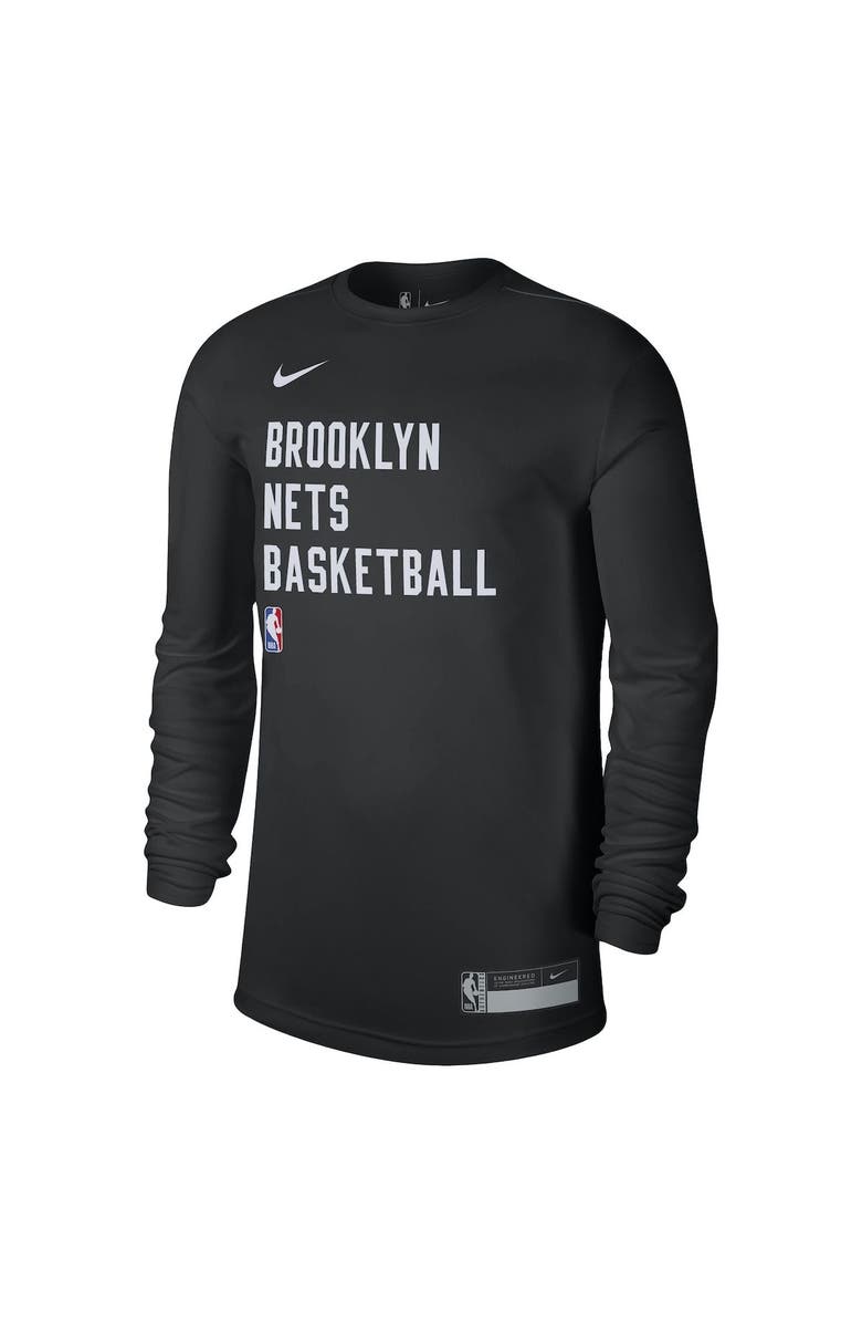 Nike Unisex Nike Black Brooklyn Nets 2023/24 Legend On-Court Practice Long Sleeve T-Shirt, Alternate, color, Black