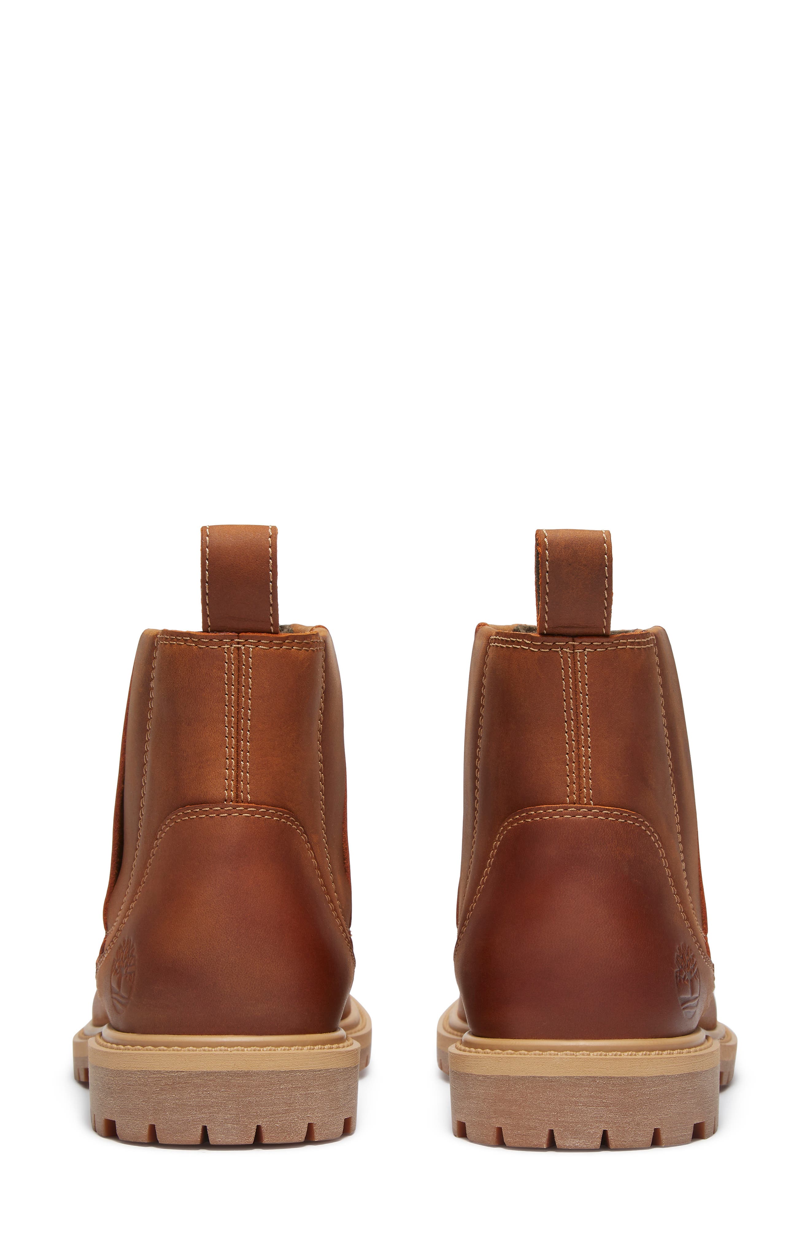 Premium Mid Chelsea Boot, Alternate, color, LIGHT BROWN FULL GRAIN