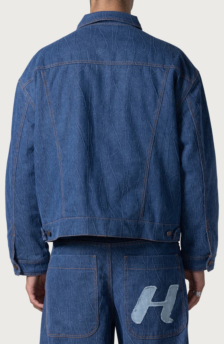 HONOR THE GIFT Frequency Denim Jacket, Alternate, color, 