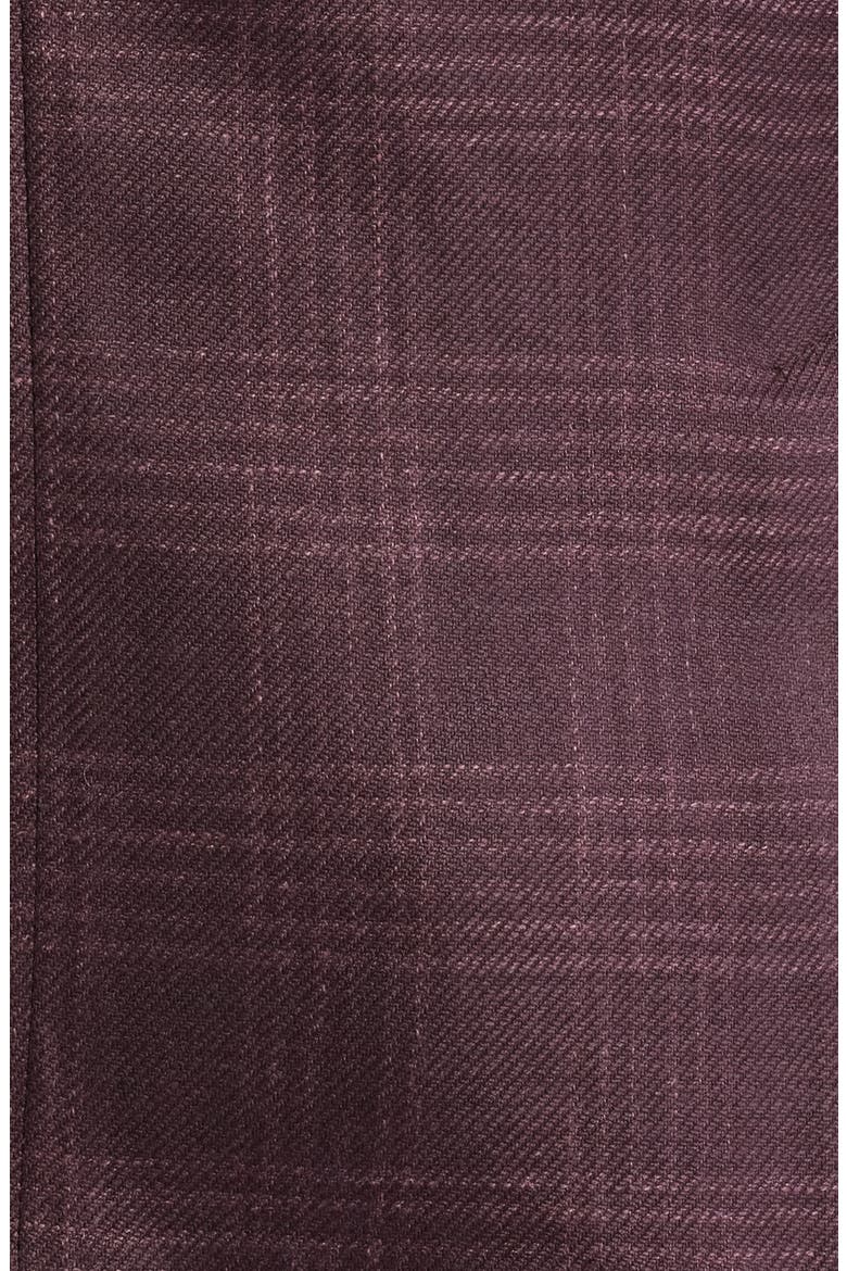 Highland Soft Sport Coat, Alternate, color, DARK RED