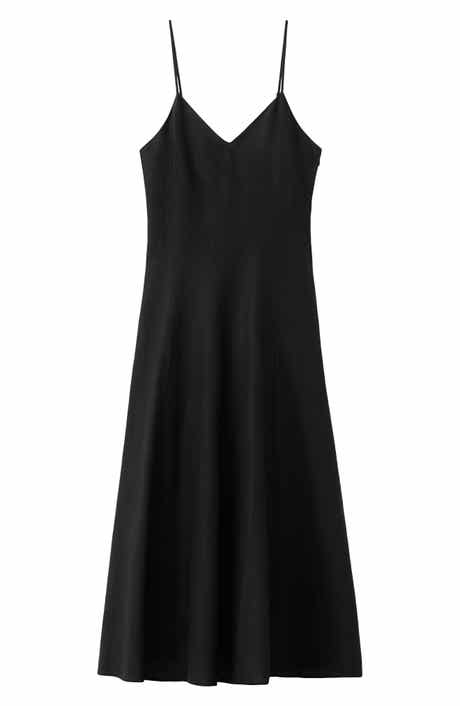 Sleeveless Linen Blend Midi Dress