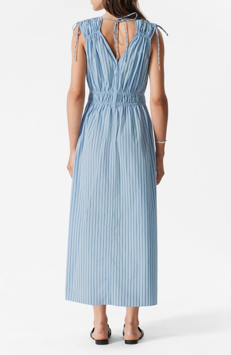 & Other Stories Stripe Sleeveless Dress, Alternate, color, Blue Light