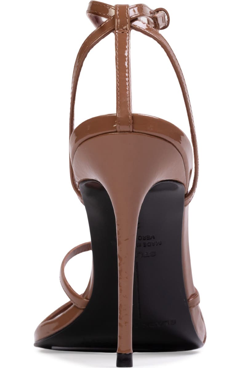 BLACK SUEDE STUDIO Miley 100 Sandal, Alternate, color, Mousse Patent Leather