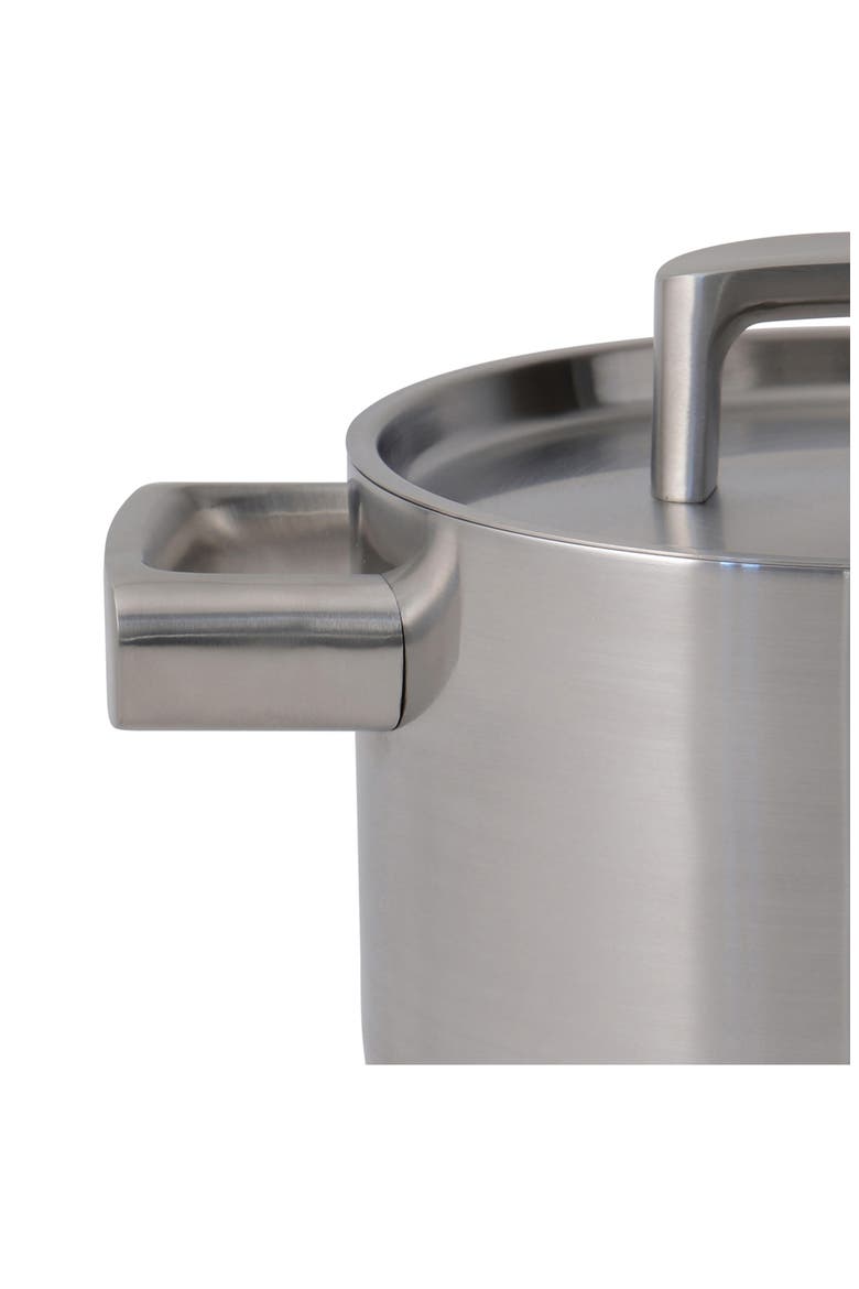 Ron 3.2-Quart Covered Stockpot, Alternate, color, SILVER