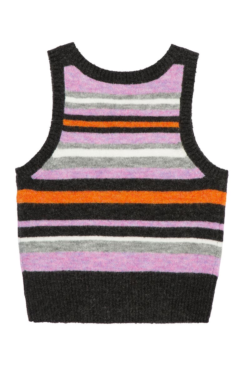 Kid's Stripe Sweater Vest, Alternate, color, MULTI