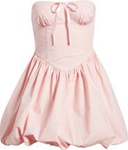 Princess Polly Melaina Strapless Bubble Hem Minidress