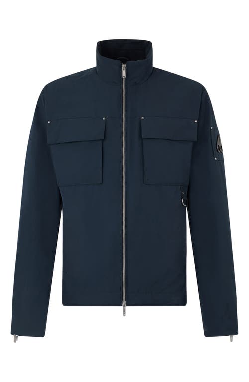 Moose Knuckles Maxwell Water Repellent Jacket In Navy