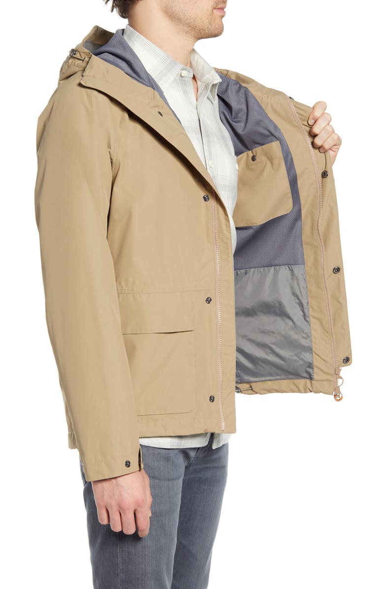 Barbour Foxtrot Waterproof Hooded Jacket, Alternate, color, 