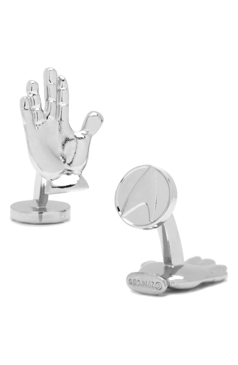Cufflinks, Inc. 'Star Trek' Live Long & Prosper Cuff Links, Alternate, color, 