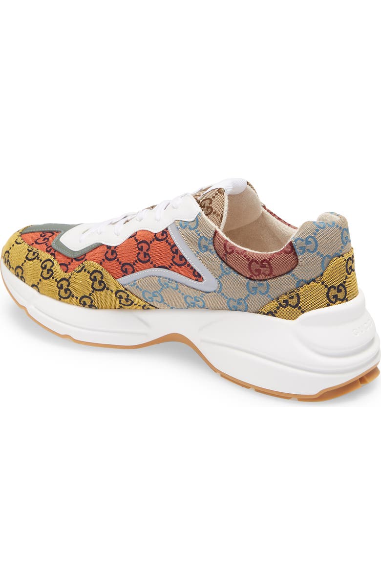 Gucci Rhyton Multicolor GG Sneaker, Alternate, color,