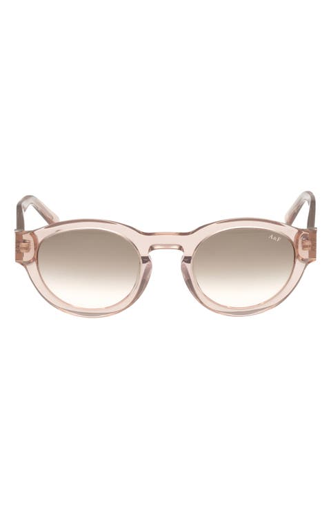 49mm Round Sunglasses