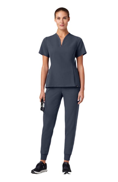 Silex Women's 6-Pocket Slim Mid-Rise Scrub Jogger