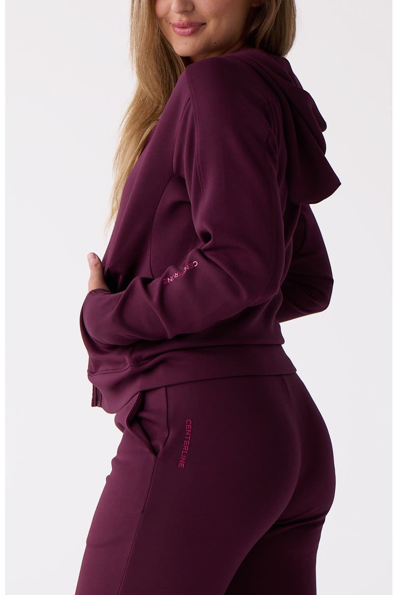 Women's Après Full Zip Hood, Alternate, color, Mulberry