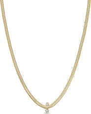Zoë Chicco Diamond Snake Chain Necklace