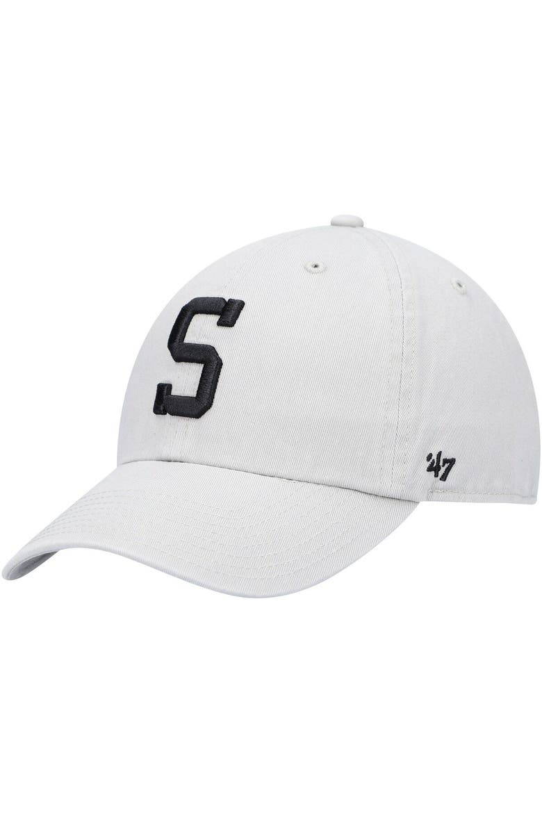 Men's '47 Gray Pittsburgh Steelers Clean Up Adjustable Hat, Main, color, Gray