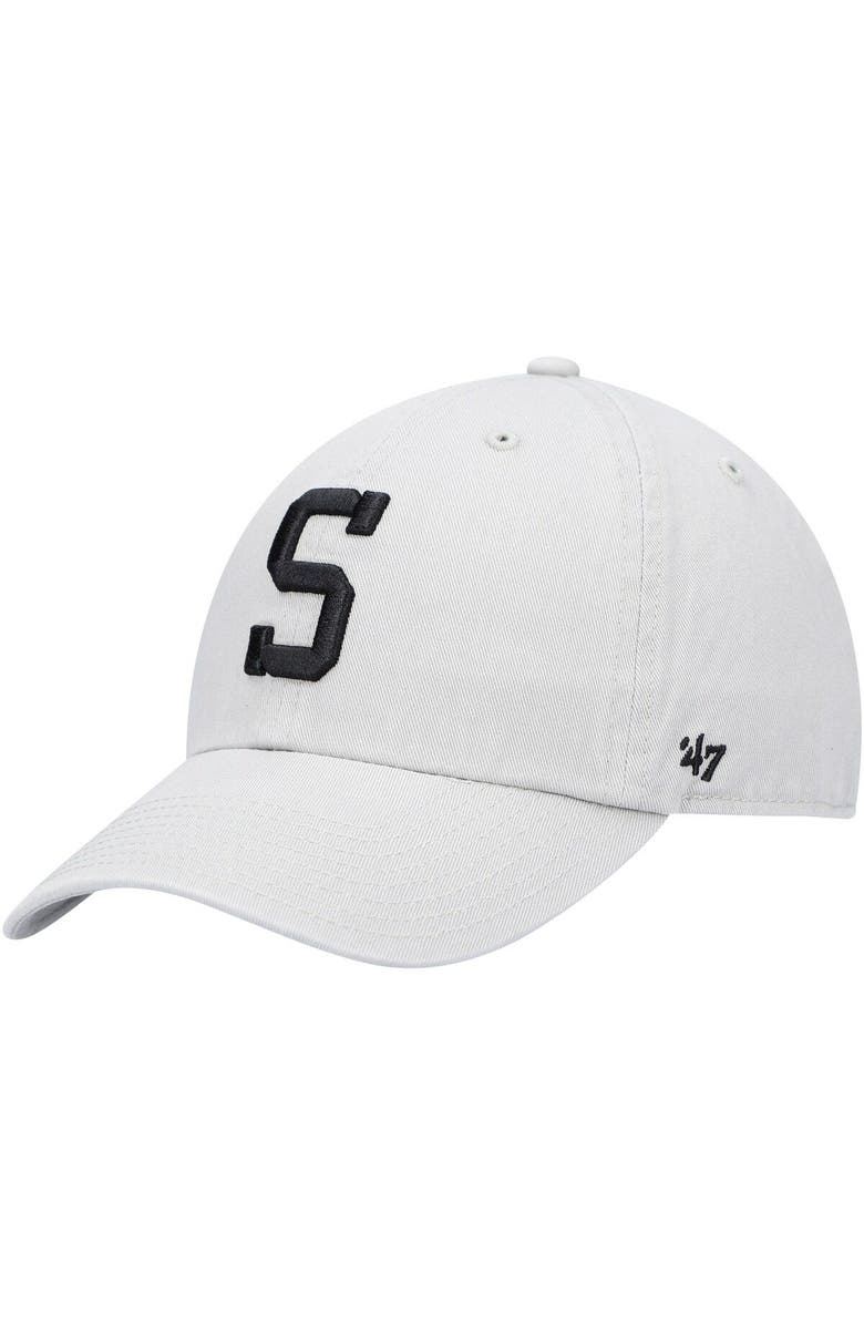 '47 Men's '47 Gray Pittsburgh Steelers Clean Up Adjustable Hat, Main, color, Gray