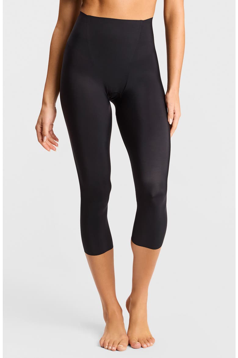Zone Smoothing Capri Pants, Main, color, BLACK