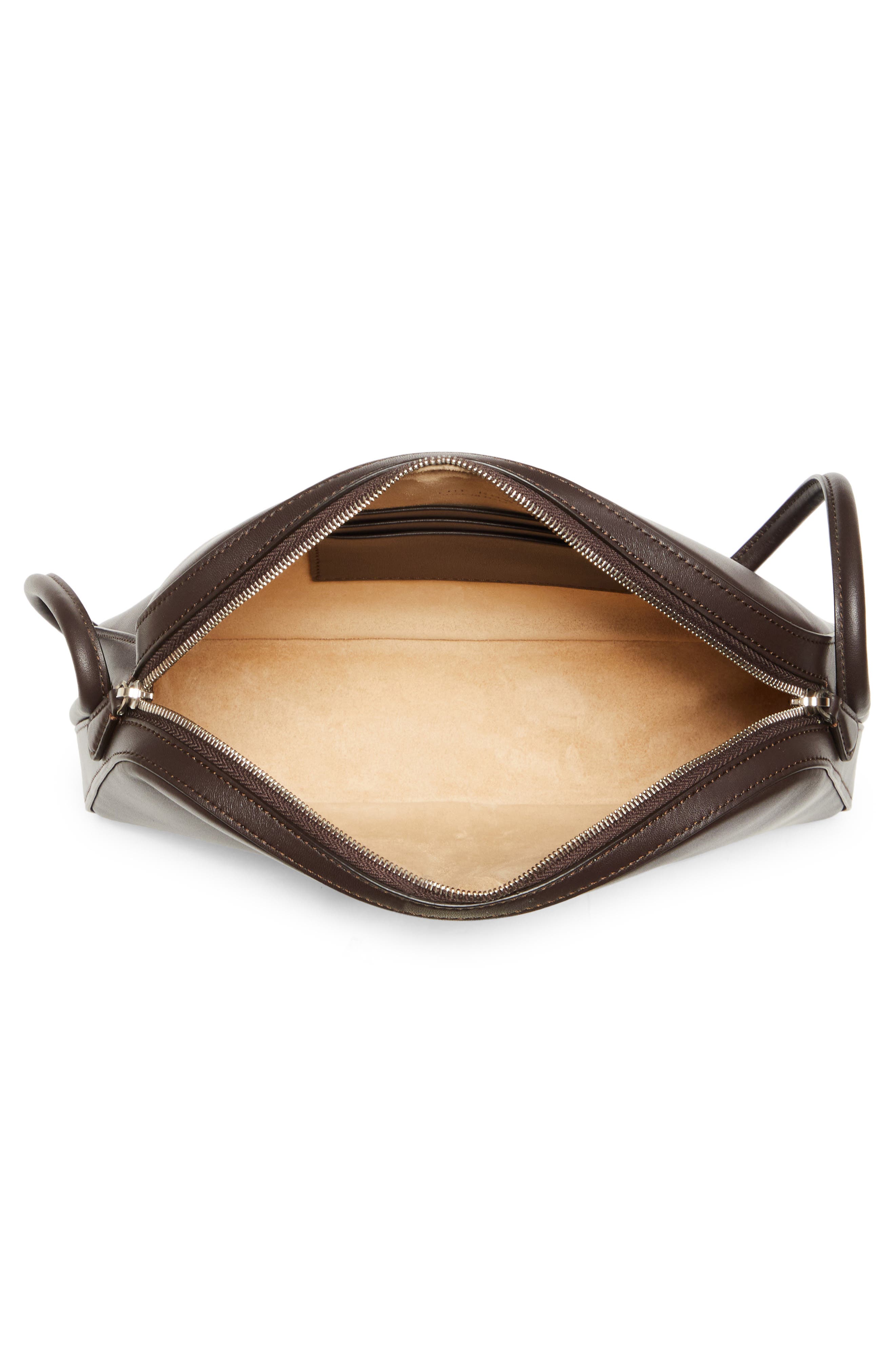 The Row Single Mignon Leather Crossbody Bag, Alternate, color, 