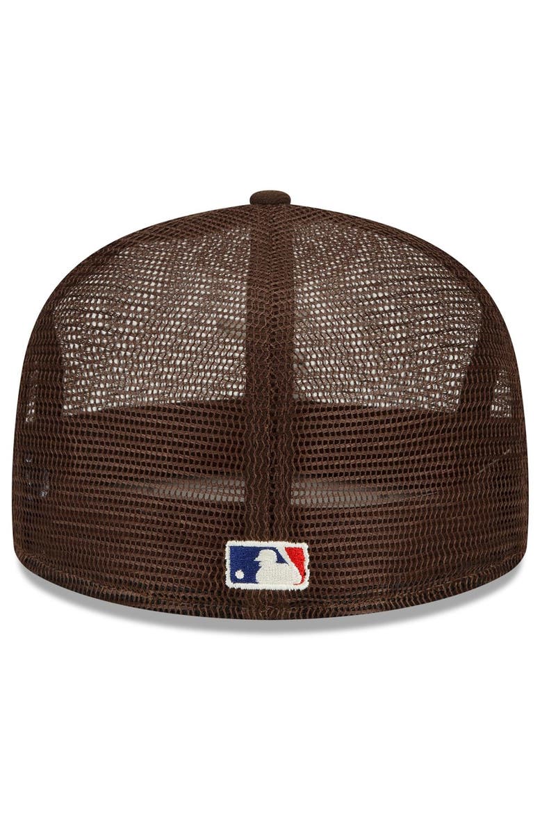 New Era x Fear of God Men's New Era x Fear of God Brown Mesh 59FIFTY Fitted Hat, Alternate, color, Brown