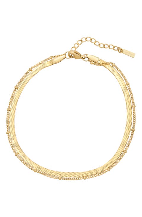 Layered Chain Anklet