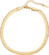 st. Moran Layered Chain Anklet